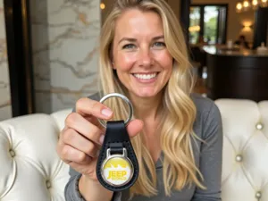 Jeep Portachiavi Per Donne Pelle Robusta Stile Unico